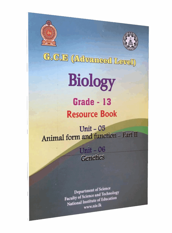 Grade 13 Biology Resource Book (Units 5(ii) - 6) English Medium