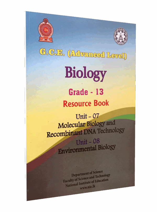Grade 13 Biology Resource Book (Unit 7 & Unit 8) English Medium