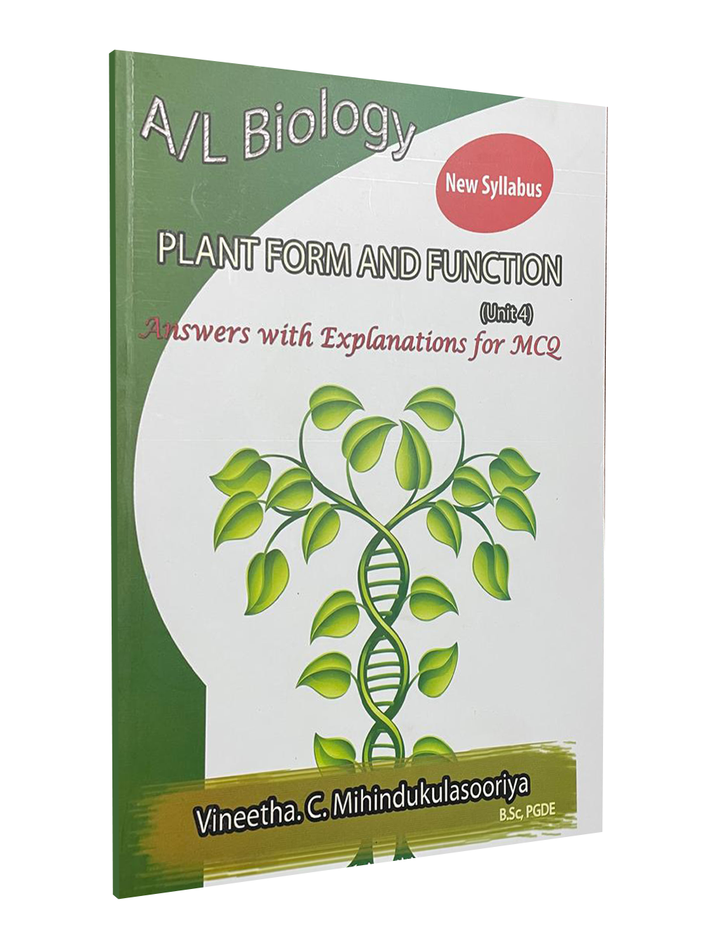 Plant Form And Functions - Vineetha. C. Mihindukulasooriya
